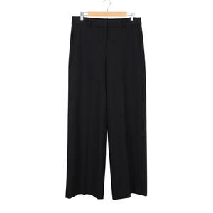 J.Crew Wide Leg Trouser Four Season Stretch Black Size 12 Tall NWT